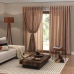 Cortina Interlar de Renda Classica para Sala/Quarto Com Forro 3,00m x 1,80m Pantalla Desert