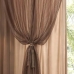 Cortina Interlar de Renda Classica para Sala/Quarto Com Forro 3,00m x 1,80m Pantalla Desert