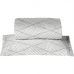 Kit Cobre Leito Tecebem Solteiro 2 Pe&ccedil;as Malha Eden Estampado 170 x 240m Cinza