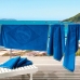 Toalha de Praia Buettner Jacquard Veludo Bandeira 70cmx140m Azul