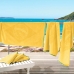 Toalha de Banho Buettner Jacquard Veludo Bandeira Do Brasil 70cmx140m Amarelo
