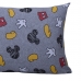Fronha Portallar Malha Disney Estampada Mickey &Iacute;cones 48cmx68cm Cinza
