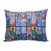 Fronha Portallar Malha Disney Estampada Marvel Cubo Mescal Avengers 48cmx68cm Branco