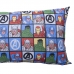 Fronha Portallar Malha Disney Estampada Marvel Cubo Mescal Avengers 48cmx68cm Branco