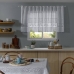 Cortina Interlar de Renda para Cozinha Valencia 200mx80cm Branco