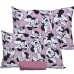 Jogo de Cama Portallar Casal Malha Mista Disney Minnie Tex 3 Pçs Rose