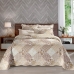 Cobre Leito Buettner Casal Microfibra Renove Estampado 3 Pe&ccedil;as Essency Bege