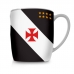 Caneca Porcelana Premium BrasFoot Vasco 01 300 ML Urban Licenciada Branco