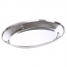 Bandeja Oval Bene Casa 25cm Aço Inox