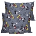 Jogo de Cama Portallar Casal Malha Mista Estampado Disney Mickey Cool 3 Pçs Cinza
