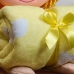 Manta Baby com Boneca de Pel&uacute;cia Bouton Microfibra Puppy Amarelo