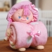 Manta Baby com Boneca de Pelúcia Bouton Microfibra Puppy Rosa