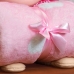 Manta Baby com Boneca de Pelúcia Bouton Microfibra Puppy Rosa