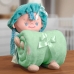 Manta Baby com Boneca de Pel&uacute;cia Bouton Microfibra Puppy Verde