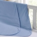 Cueiro Duplo Tecebem Baby Malha Liso kinder 80cmx90cm Azul