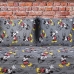 Jogo de Cama Portallar Casal Malha Mista Estampado Disney Mickey Cool 3 Pçs Cinza