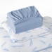Jogo de Cama Tecebem King Malha 4 Pe&ccedil;as Estampado Elis Premium Azul