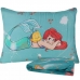 Jogo de Cama Portallar Solteiro Malha Mista Princesa Ariel 2 Pçs Verde