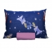 Jogo de Cama Portallar Solteiro Malha Mista Disney Friendly Princesses 2 Pçs Rose