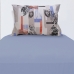 Fronha Doce Vida Malha Mista Bogota 48cm68cm Azul