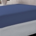 Lençol de Elástico 1 Peça Portallar Doce Vida Azul Profundo Queen