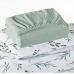 Jogo de Cama Tecebem Casal Malha 4 pe&ccedil;as Estampado Morgana/Verde Claro