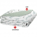 Cobre Leito Tecebem King Malha estampada em Matelasse 240 x 280cm Morgana/Verde Claro
