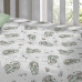 Edredom Tecebem Baby Duo Dupla Face Malha 100% Algod&atilde;o e Plush Flannel Yan 85cmx145m Verde