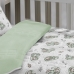 Edredom Tecebem Baby Duo Dupla Face Malha 100% Algod&atilde;o e Plush Flannel Yan 85cmx145m Verde