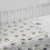 Cobre Leito Tecebem Baby Malha Estampado Iris 85cm x 145m Branco
