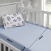 Jogo de Cama Tecebem Malha Mini Cama(Montessoriana) Guilherme 2 Peças Azul