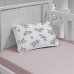 Jogo de Cama Tecebem Malha Mini Cama(Montessoriana) Meg 2 Pe&ccedil;as Rosa
