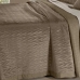 Kit Colcha Buettner King 3 pe&ccedil;as Micromink Amir Khaki