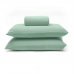 Jogo de Cama Buettner King Malha Basic Liso 3 Pe&ccedil;as Verde Alecrim