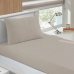 Jogo de Cama Buettner Solteiro Malha 100% Algodão Basic Liso 2 Peças Trigo