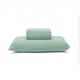 Jogo de Cama Buettner Solteiro King Malha Basic Liso 2 Pe&ccedil;as Verde Alecrim