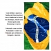Toalha de Praia Buettner Veludo Bandeira Tremulante Brasil 70cm x 150m Verde