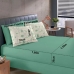 Jogo de Cama Buettner Queen Malha Basic Sandrine 3 Pçs Menta