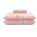 Jogo de Cama Buettner Casal Malha Basic Daiane 3 P&ccedil;s Rosa
