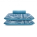 Jogo de Cama Buettner Casal Malha Basic Noronha 3 Pçs Azul