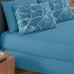 Jogo de Cama Buettner Solteiro King Malha Basic Noronha 2 Pçs Azul