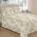 Jogo de cama Queen Buettner 4 Peças 150 Fios Casual Blanche Bege