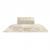 Jogo de cama Solteiro King Buettner 3 Peças 150 Fios Casual Blanche Bege