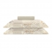Jogo de cama Queen Buettner 3 Pe&ccedil;as 150 Fios Casual Blanche Bege