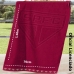 Toalha de Banho Buettner Jacquard Veludo Futebol Sao Paulo 70cmx140m Vermelho