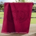 Toalha de Banho Buettner Jacquard Veludo Futebol Internacional 70cmx140m Vermelho