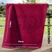 Toalha de Banho Buettner Jacquard Veludo Futebol Internacional 70cmx140m Vermelho