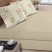 Jogo de Cama Solteiro King Buettner 2 Pe&ccedil;as 150 Fios Casual Blanche Bege