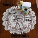 Centro para Mesa Interlar Renda 100% Poliéster Rose Redonda Gardenia 75 Ø Branco