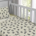 Jogo de Cama Tecebem Malha Berço Estampado Curiosidade 3 Peças Perola